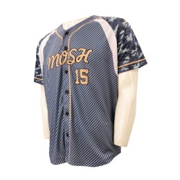All-piece sublimation baseball shirt, baseball jersey, camouflage sleeves, baseball uniform   BU41 All-piece sublimation baseball shirt, baseball jersey, camouflage sleeves, baseball uniform   BU41